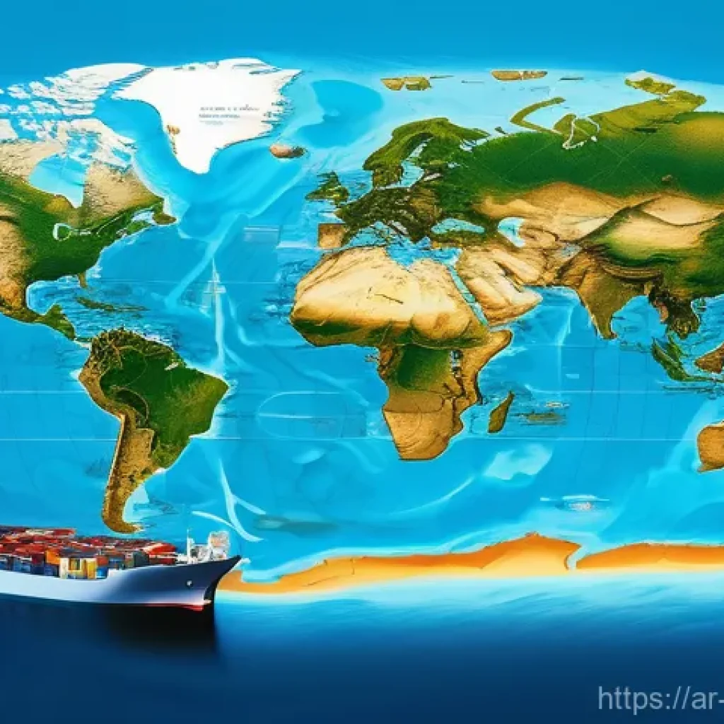 해양 정책과 법률 - **Prompt 1: Global Maritime Governance**
    A breathtaking, high-angle panoramic view showcasing th...